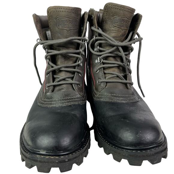 Ralph Lauren Denim & Supply Boots Men’s 11D Brown Field Lace UP - Picture 2 of 16